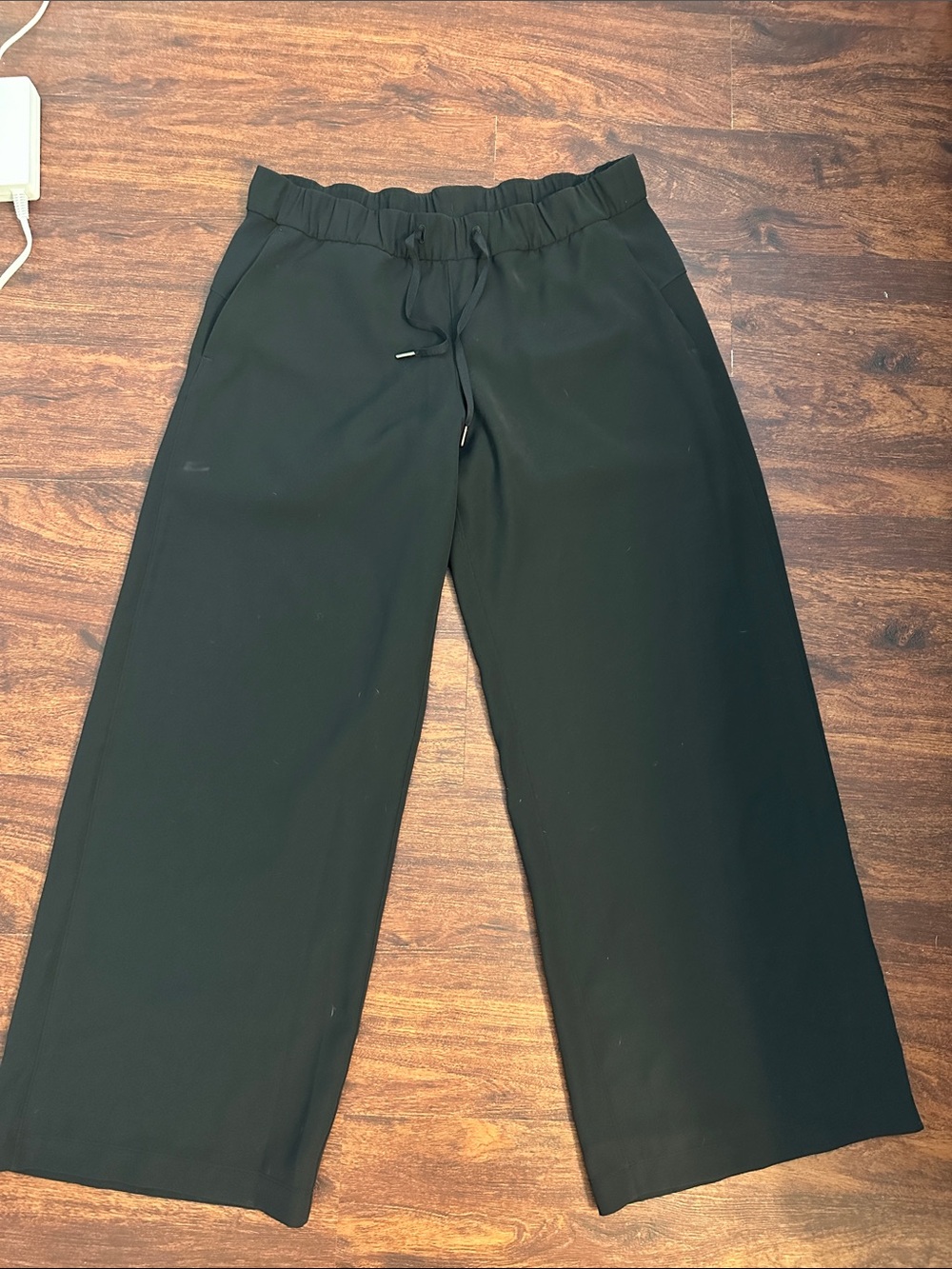 lululemon athletica Black Wide-Leg Drawstring Pants